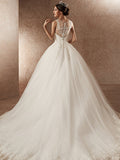 Modern Appliques Lace  Wedding Dresses
