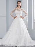 Vintage Wedding Dresses with Train