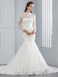 Vintage Wedding Dresses with Train