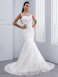 Illusion Mermaid Wedding Dress