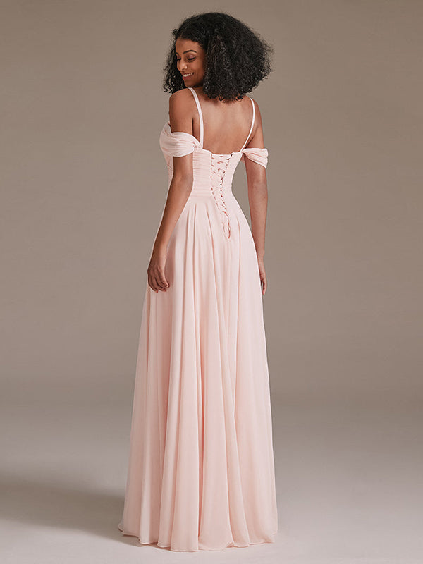 Fuchsia off the shoulder dress shop